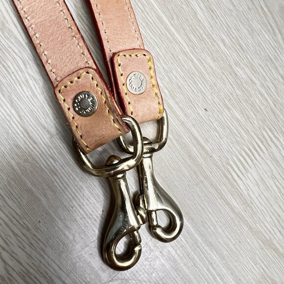 Dooney & Bourke Wayfarer Pink Tan Canvas Monogram Crossbody Bag Satchel - Picture 13 of 16